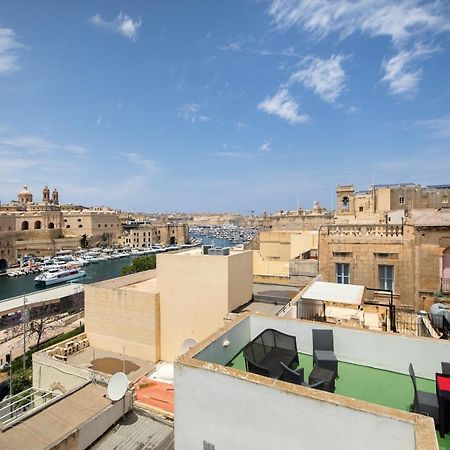 Traditional & Modern Maltese Townhouse - Rooftop Terrace And Sea Views, Close To Birgu Waterfront Cospicua Eksteriør billede