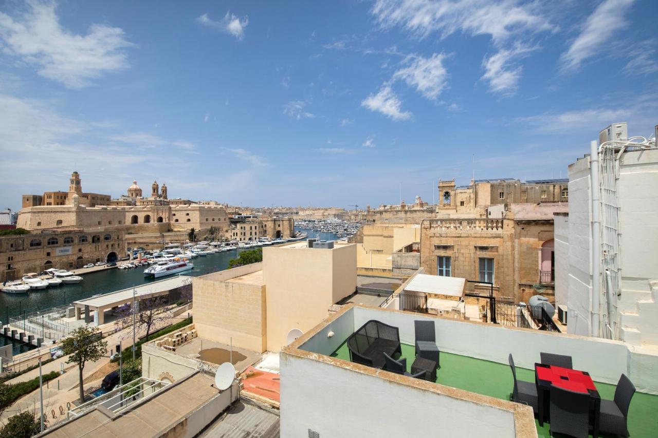 Traditional & Modern Maltese Townhouse - Rooftop Terrace And Sea Views, Close To Birgu Waterfront Cospicua Eksteriør billede