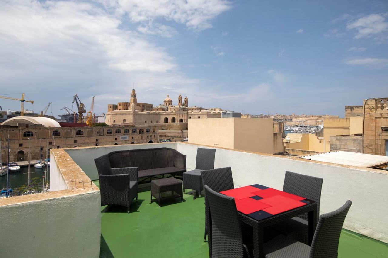 Traditional & Modern Maltese Townhouse - Rooftop Terrace And Sea Views, Close To Birgu Waterfront Cospicua Eksteriør billede