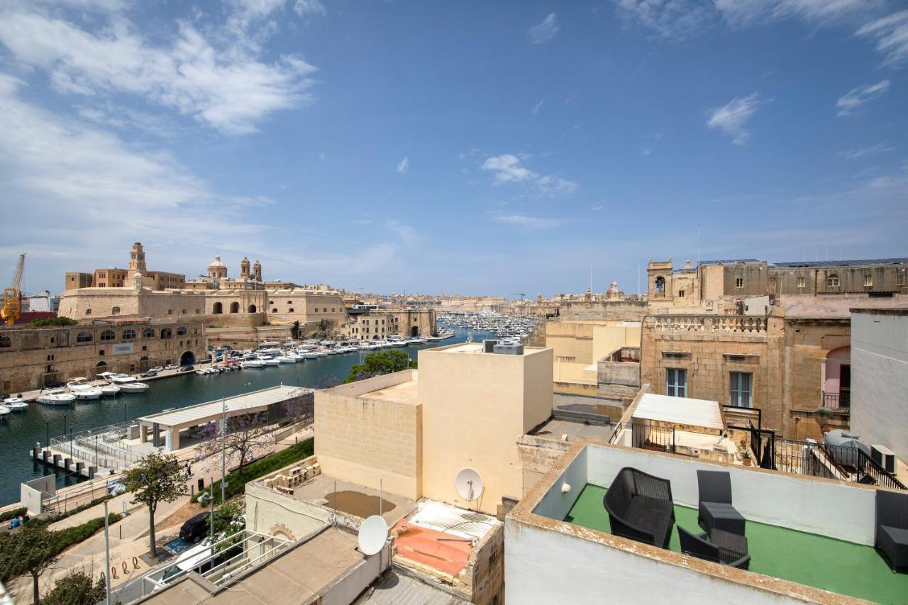 Traditional & Modern Maltese Townhouse - Rooftop Terrace And Sea Views, Close To Birgu Waterfront Cospicua Eksteriør billede