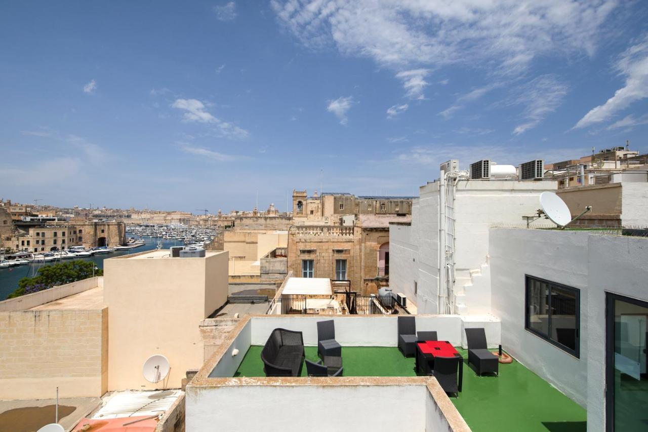 Traditional & Modern Maltese Townhouse - Rooftop Terrace And Sea Views, Close To Birgu Waterfront Cospicua Eksteriør billede